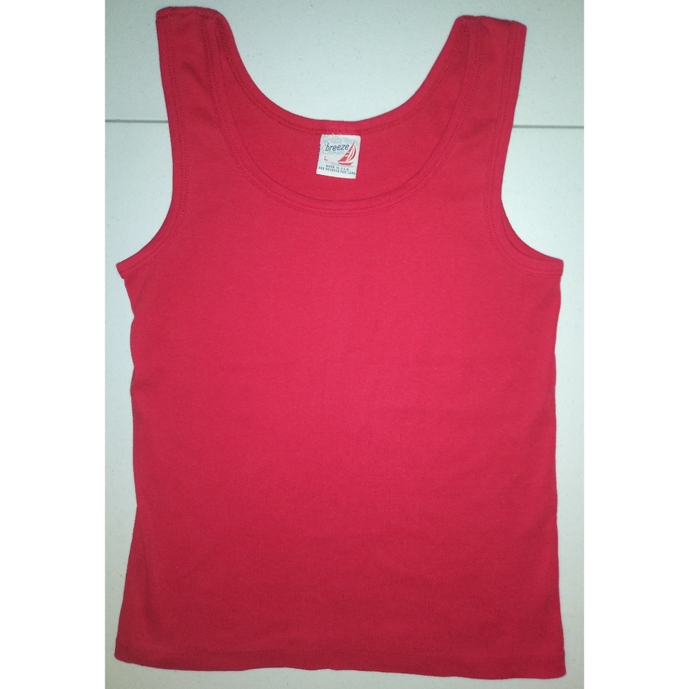 Breeze tank top, red tank top